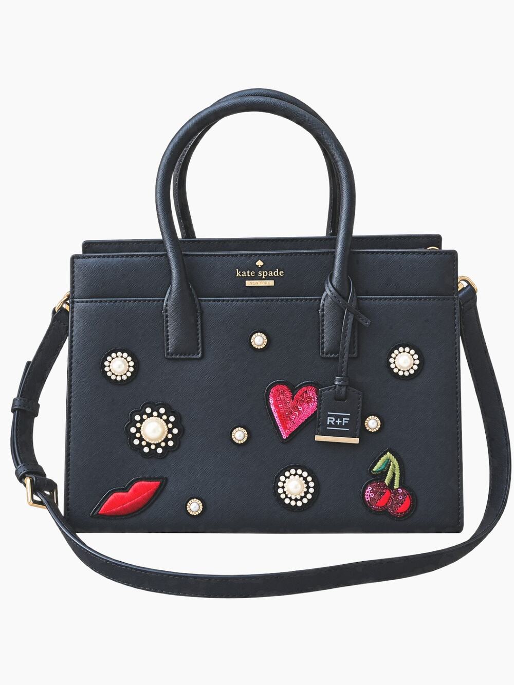 Kate Spade Rodan Fields Embellished Candace Satchel/Shoulder Bag NWOT